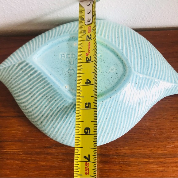 Vintage mid century modern redwing leaf bowl/ dish - Picture 3 of 11